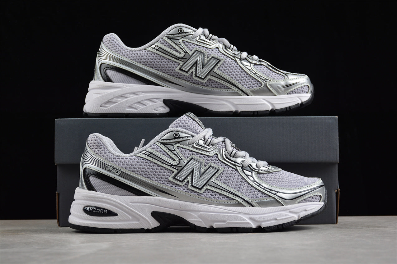 New Balance 2002R in a grey/silver
