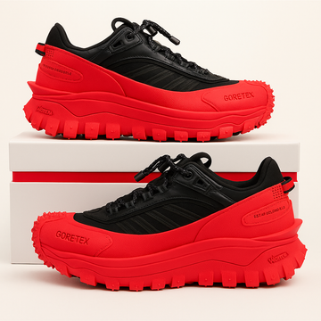 Moncler Trailgrip GTX auffälligen Schwarz-Rot-