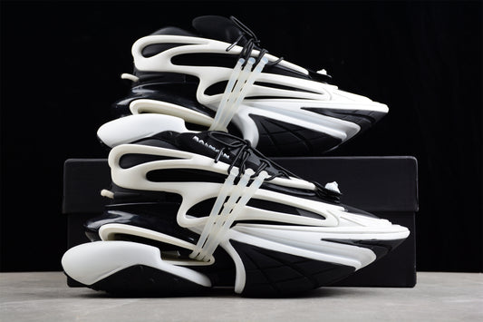 Balmain B-Runner Sneakers Black/White