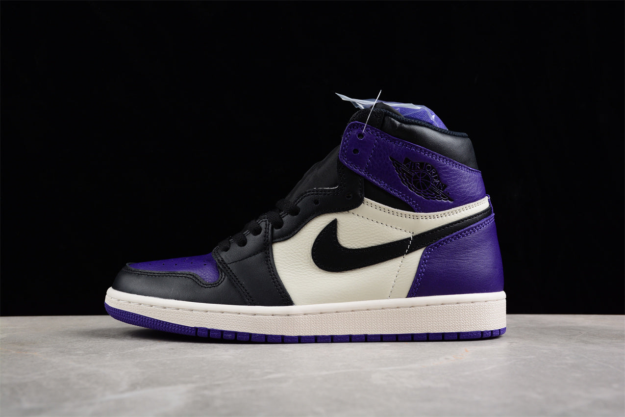 Air Jordan 1 High OG – Black & Purple Edition