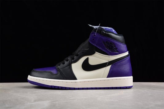 Air Jordan 1 High OG – Black & Purple Edition