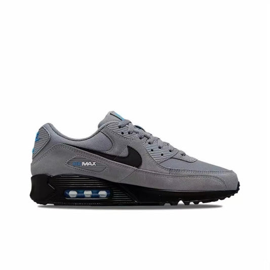 Nike Air Max 90 Grey Black Blue, Air Cushion Shoes