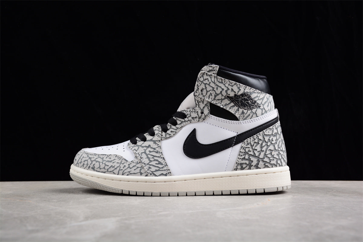 Jordan 1 High OG "White Cement" AJ1 Joe 1 – Elephant Pattern